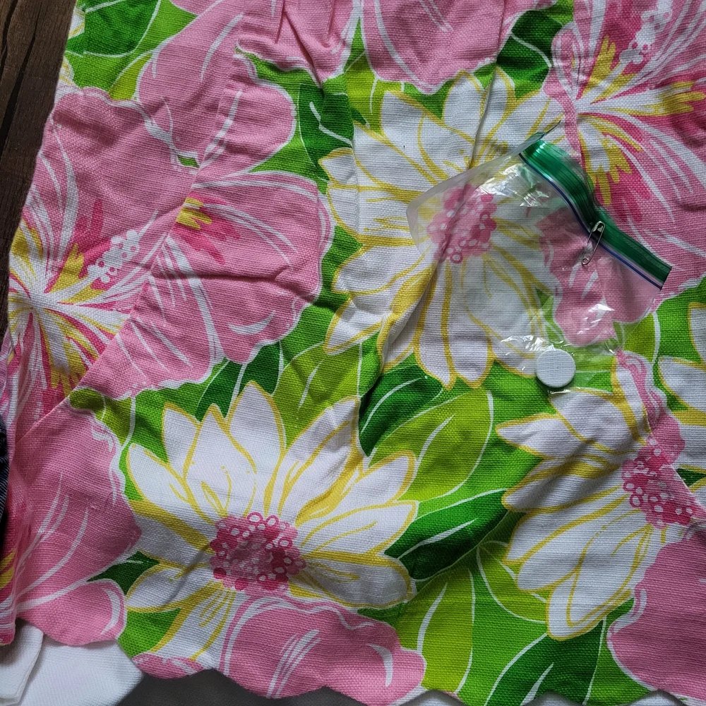 Lilly Pulitzer Pink White Floral Midi Dress - Picture 7 of 8